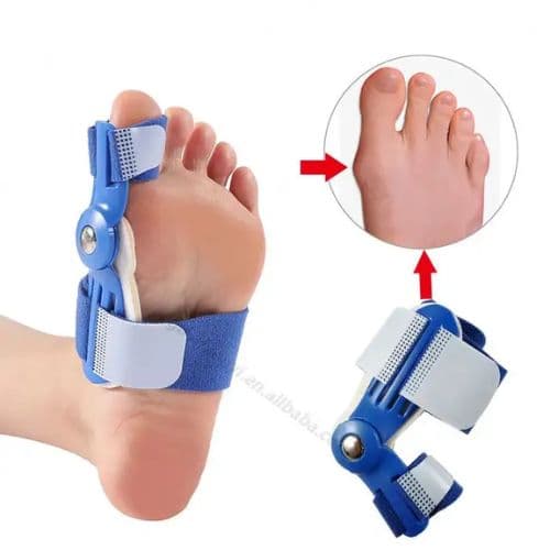 Attelle correctrice d'hallux valgus conçue pour soulager la douleur de l'oignon et réaligner le gros orteil